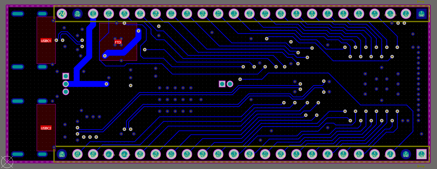 Bottom Layer Routing
